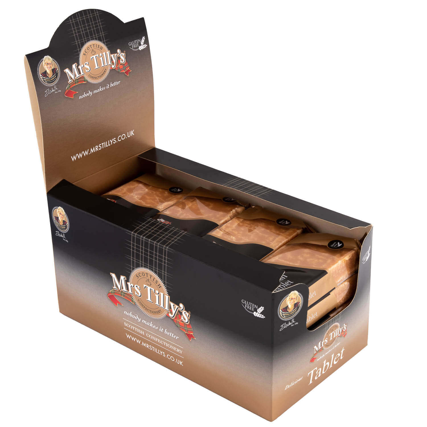 Mrs Tillys Scottish Tablet Bar 90g - Box of 20