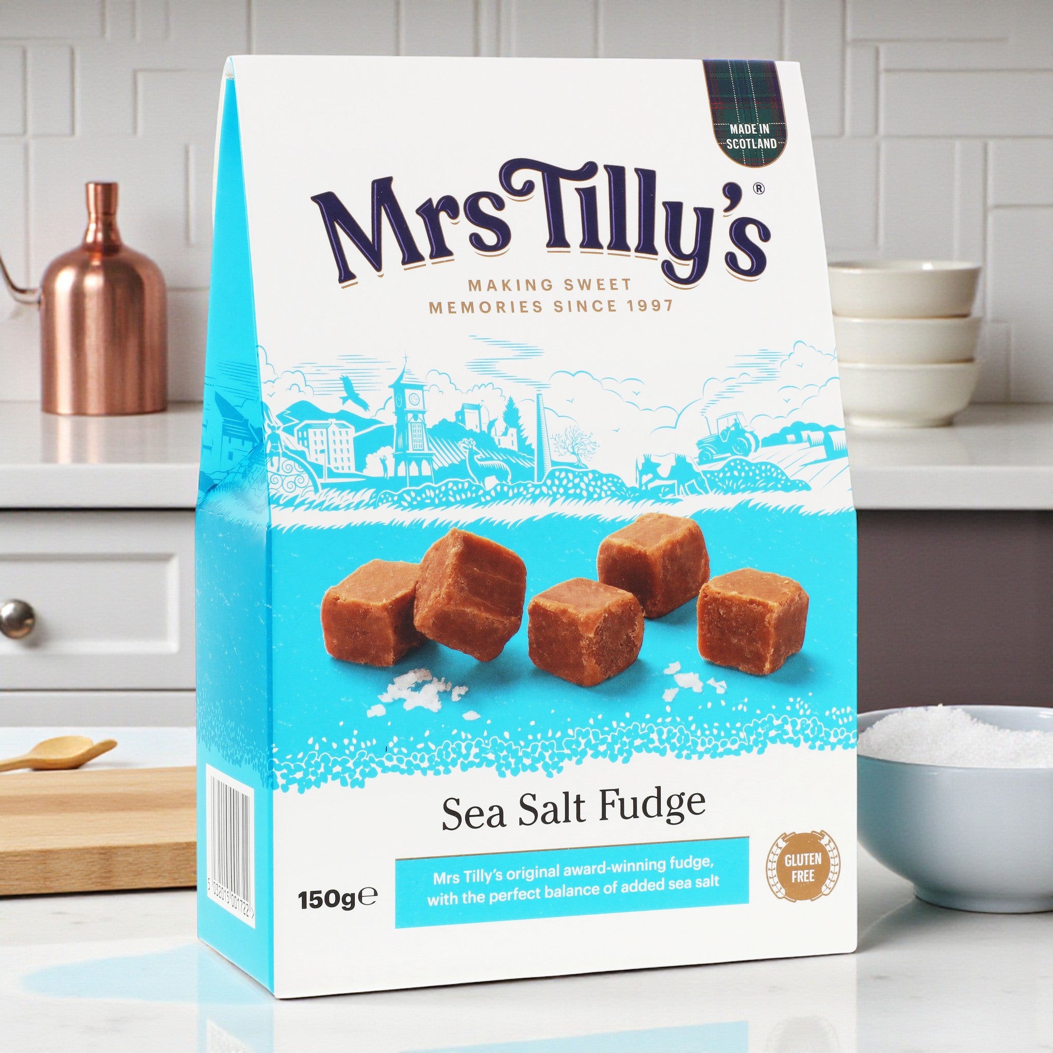 Sea Salt Scottish Fudge Gift Box 150g