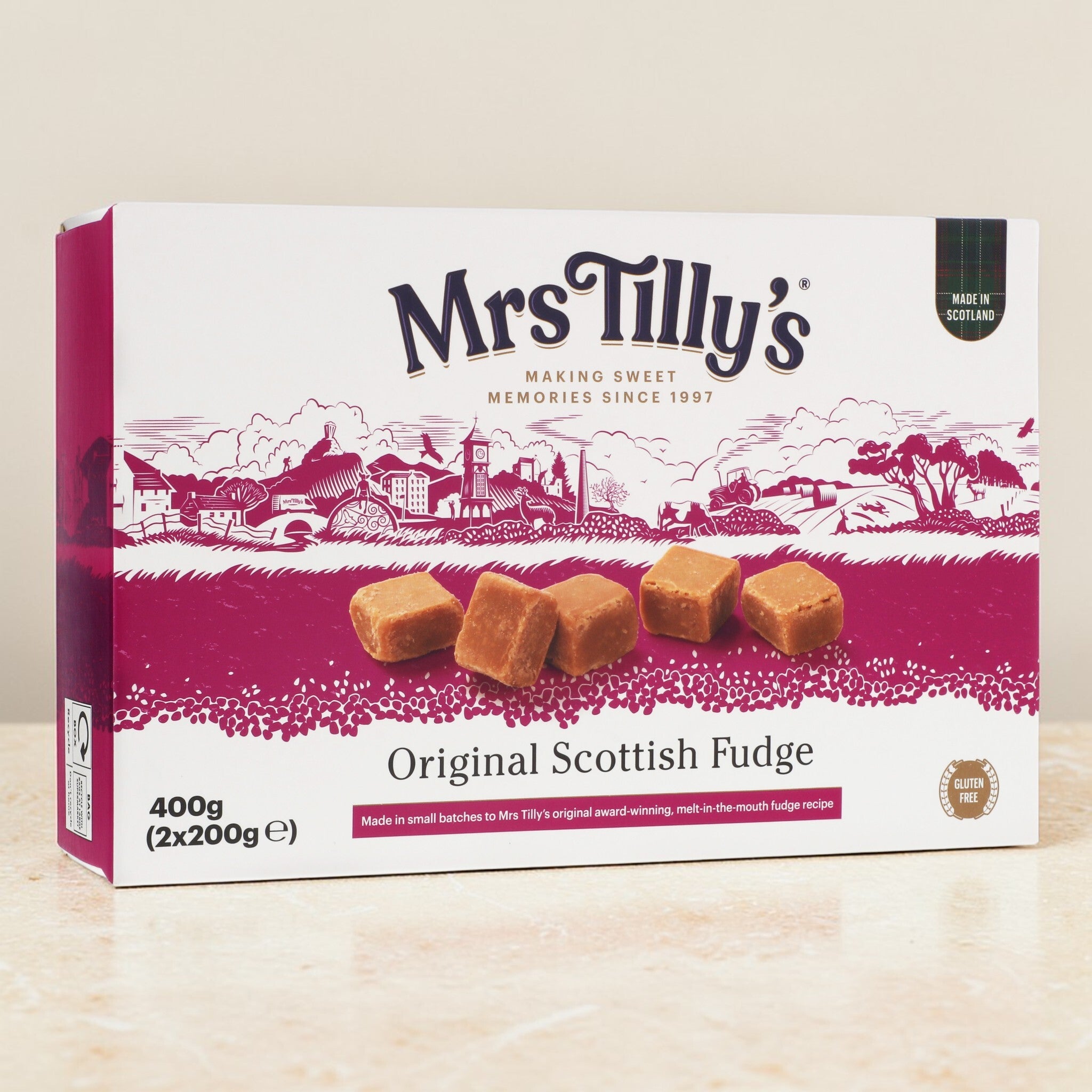 Mrs Tilly's Original Scottish Fudge 400g Gift Box