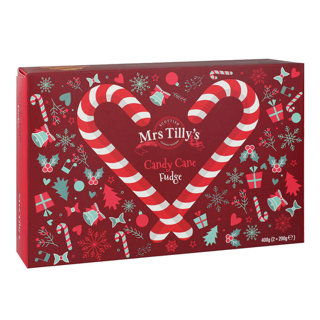 Candy Cane Fudge Gift Box 400g