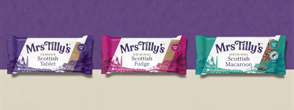 Mrs Tilly's Traditional Scottish Bars: Tablet, Fudge & Macaroon