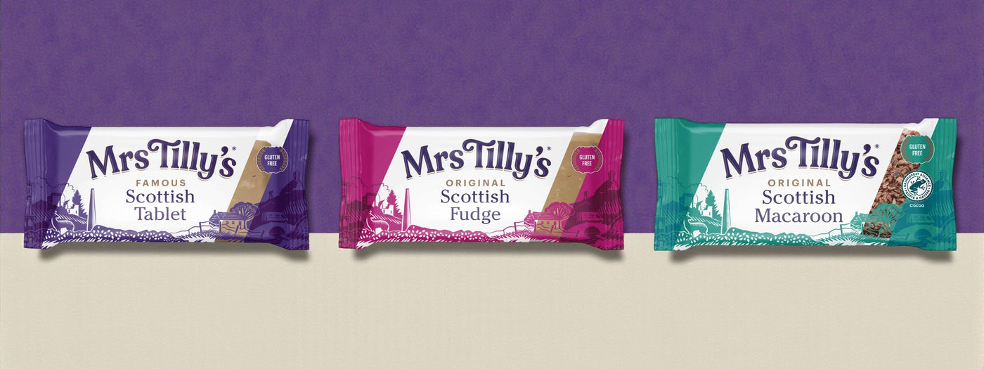 Mrs Tilly's Traditional Scottish Bars: Tablet, Fudge & Macaroon