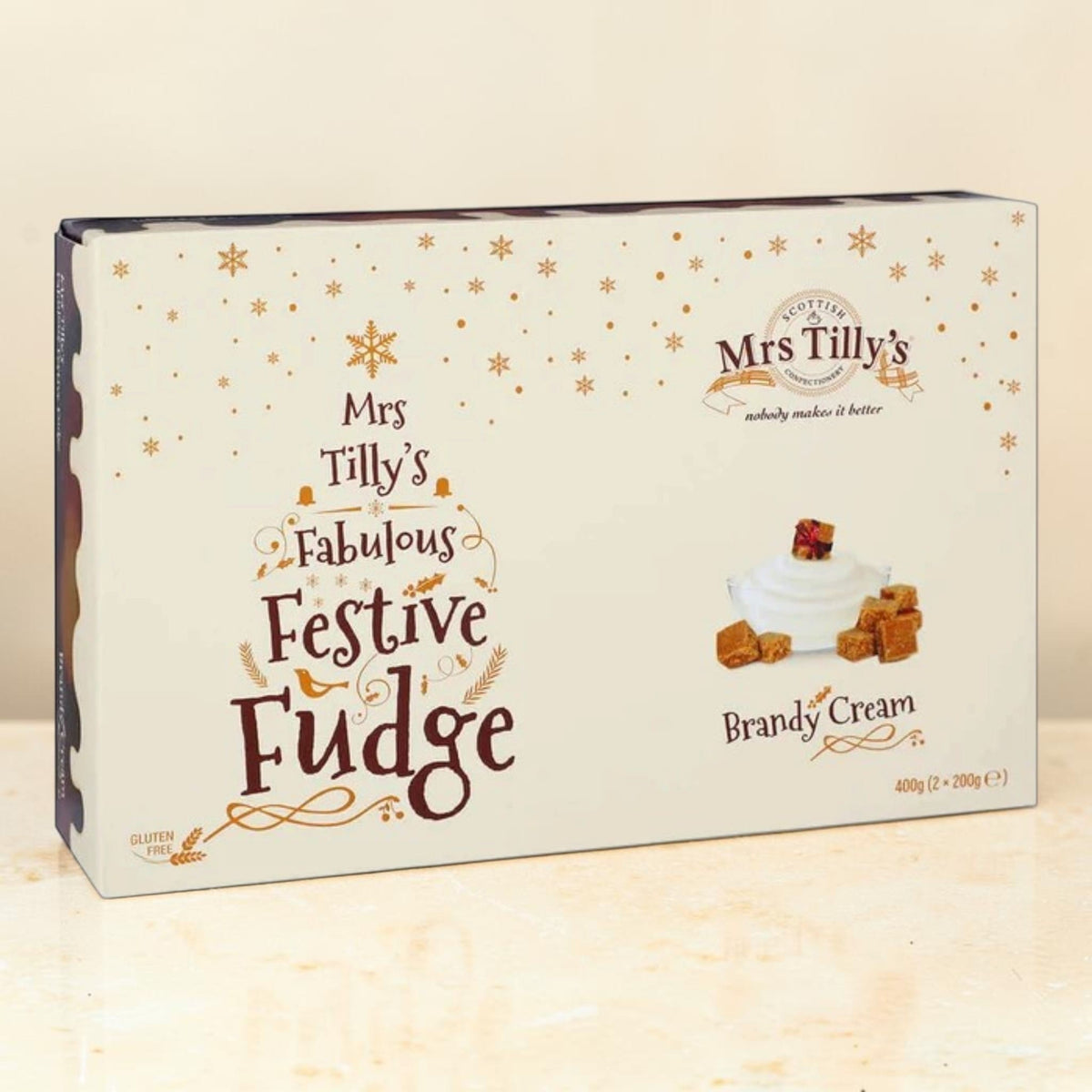Brandy Cream Fudge Gift Box 400g