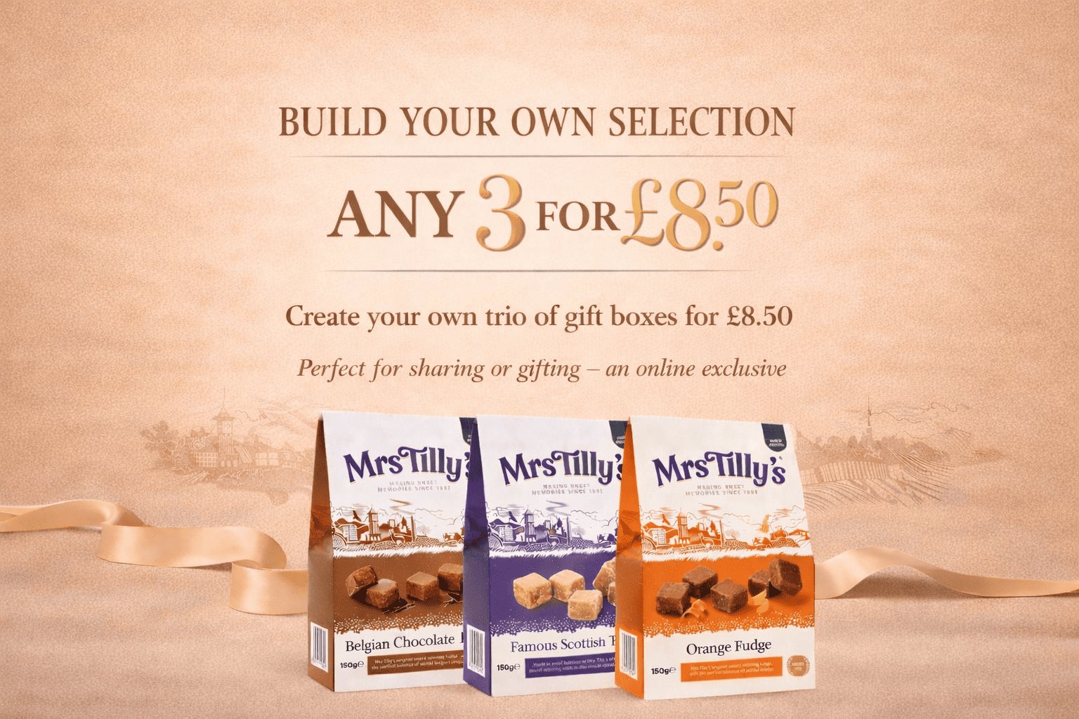 Any 3 For £8.50 Small Gift Boxes Banner