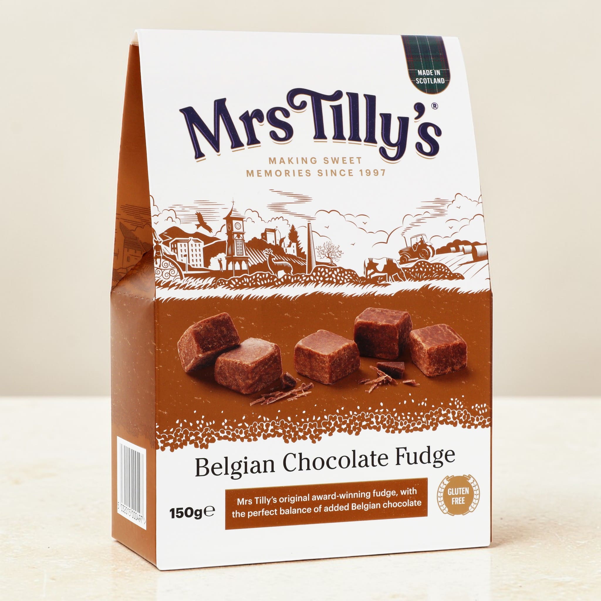 Belgian Chocolate Scottish Fudge Gift Box 150g