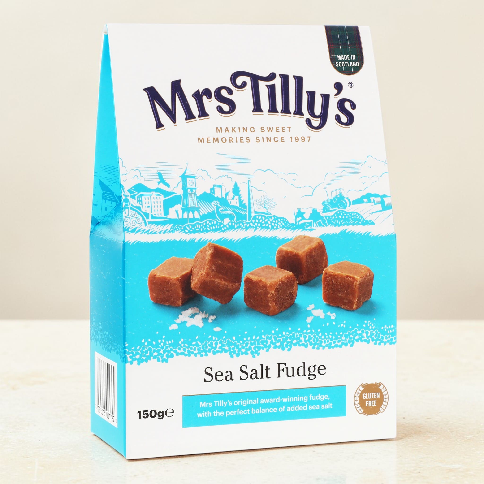 Mrs Tilly's Sea Salt Fudge 150g Gift Box