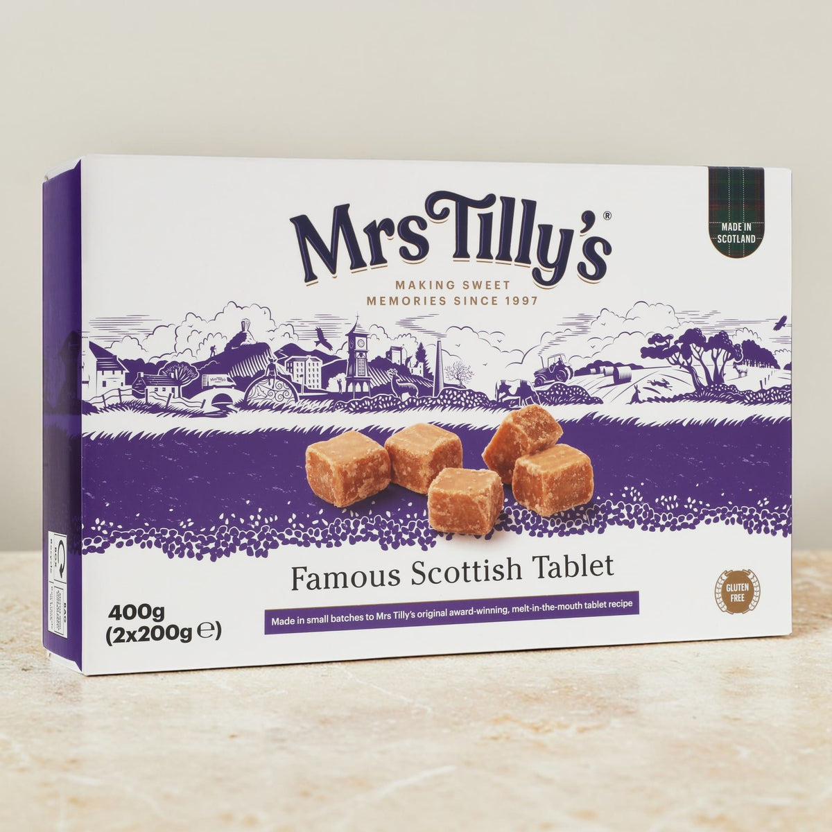 Mrs Tilly's Scottish Tablet Gift Box 400g