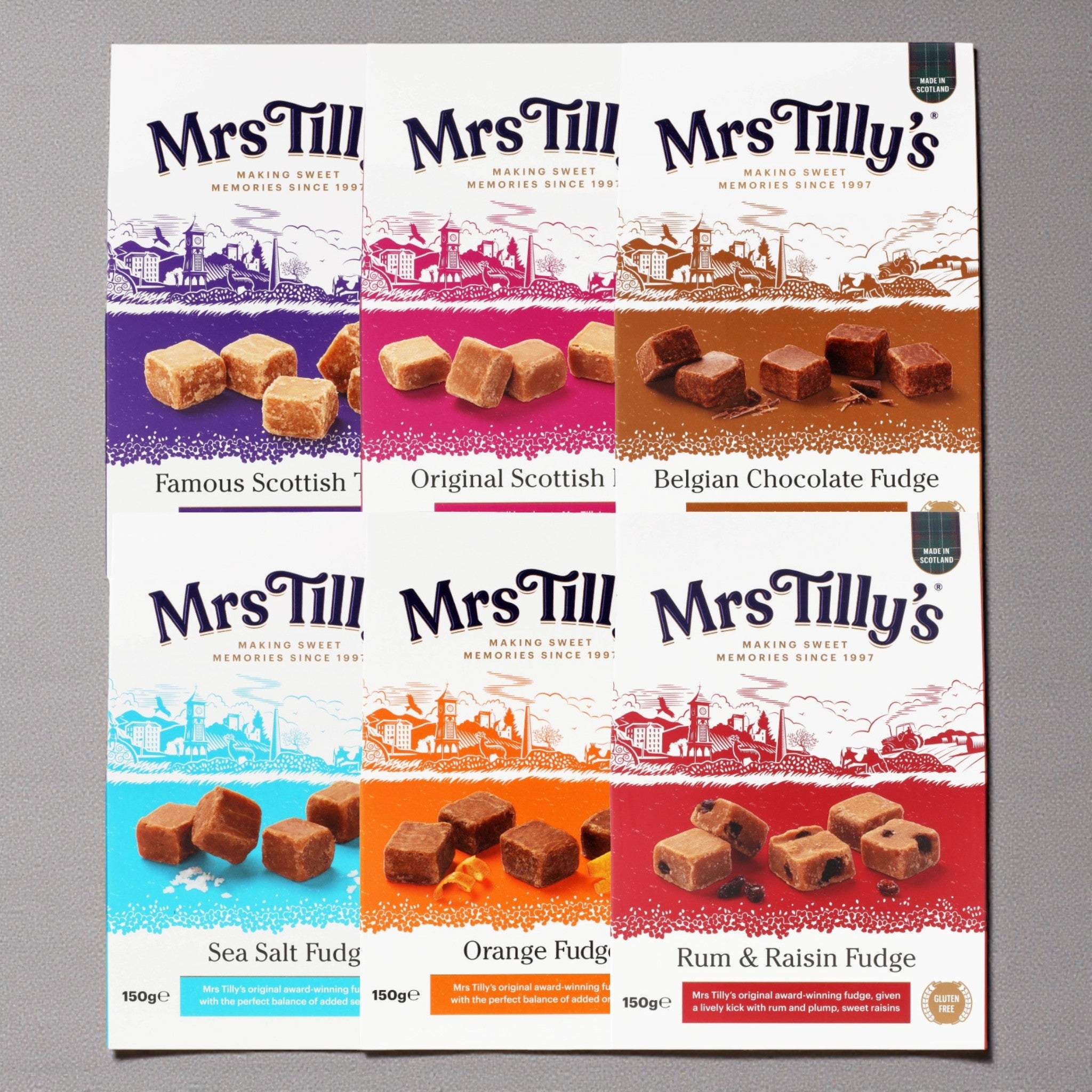 Fudge and Tablet Taster Selection 6 x 150g