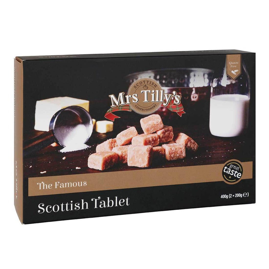 Scottish Tablet Gift Box 400g Mrs Tilly’s