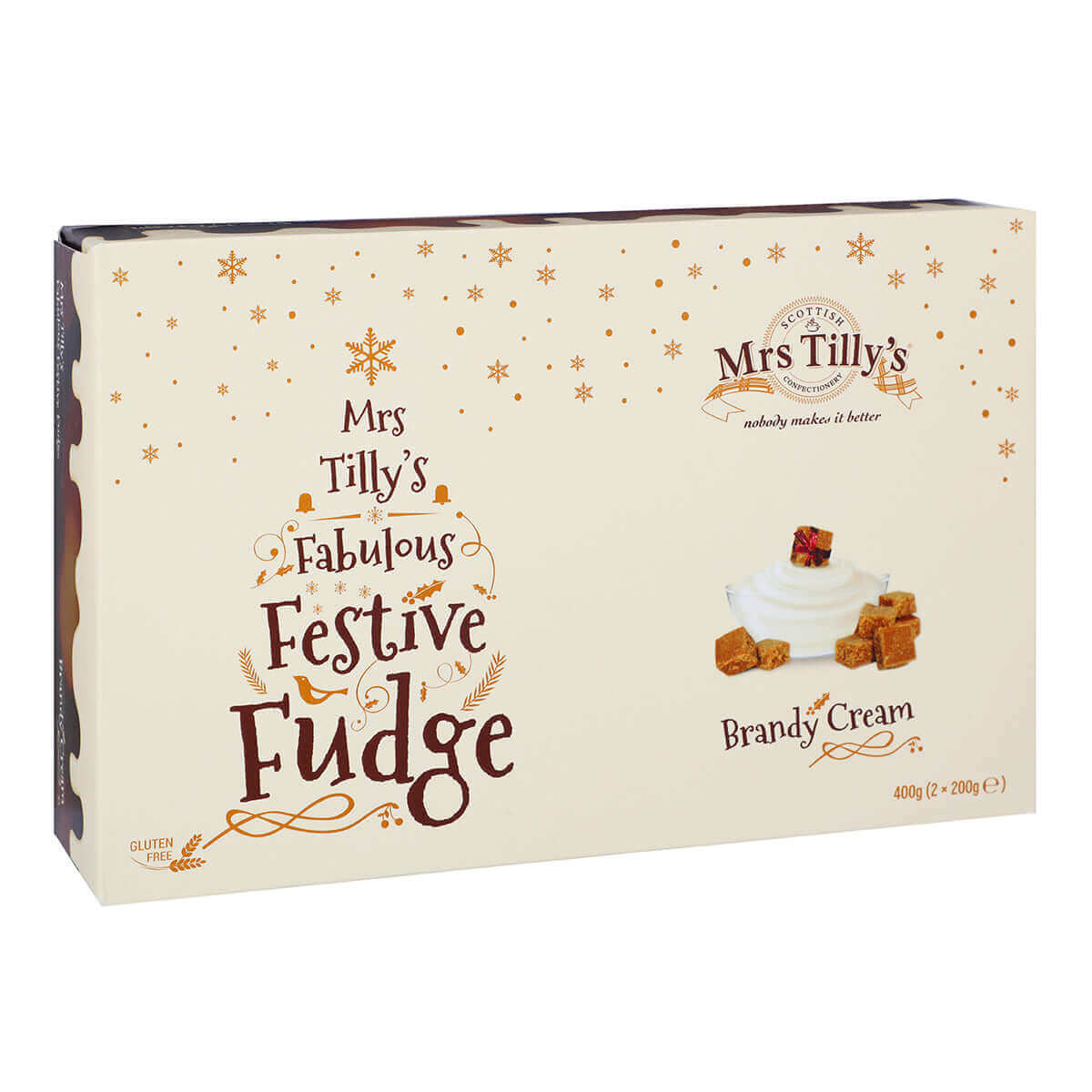 Brandy Cream Fudge Gift Box 400g