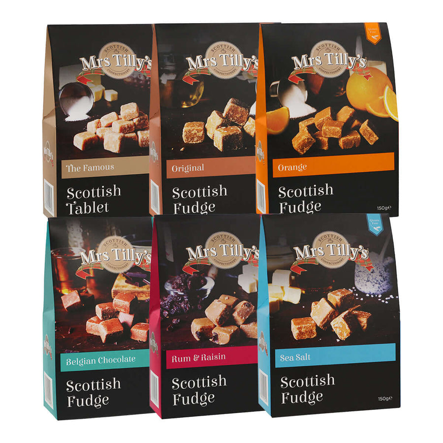 Buy Scottish Sweets Online: Fudge, Tablet, Macaroon Bars | Mrs Tilly's